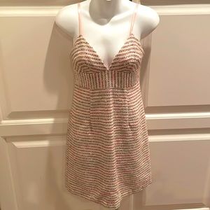 Trina Turk Shimmer metallic tweed dress sz 2